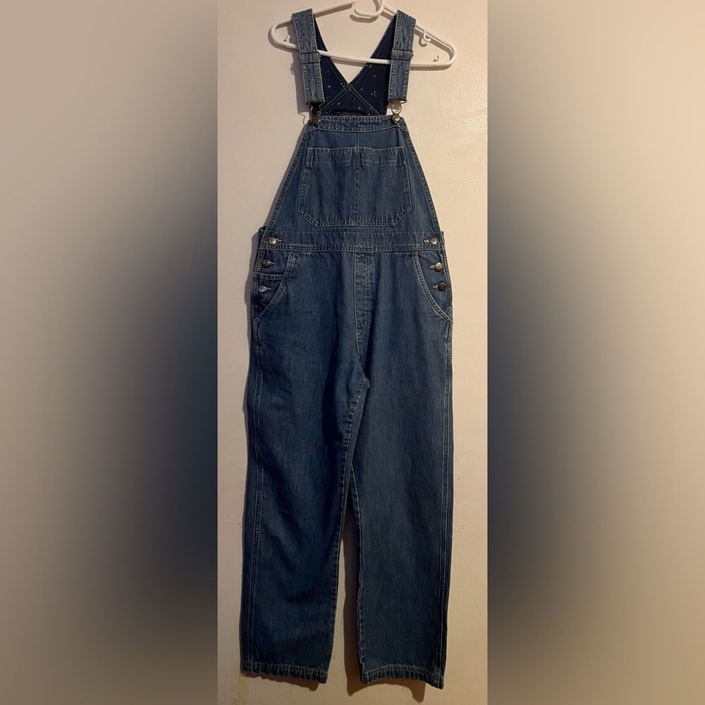 Cherokee Dark Indigo Blue Denim Women's Overalls